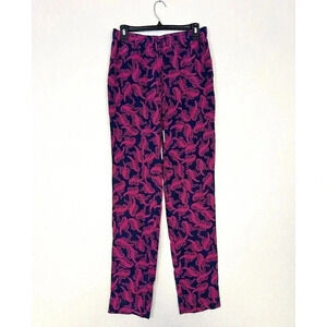 Diane Von Furstenberg Bennett Two Silk Pants Womens Size 4 Drawstring Pockets